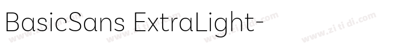 BasicSans ExtraLight字体转换 BasicSans ExtraLight字体转换
